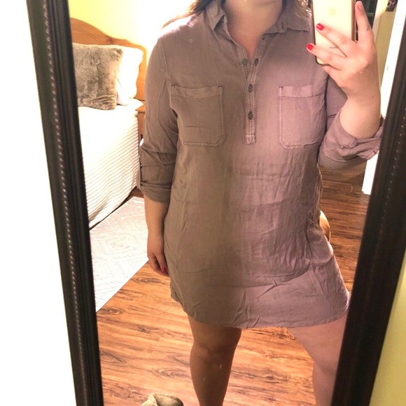 target button up dress